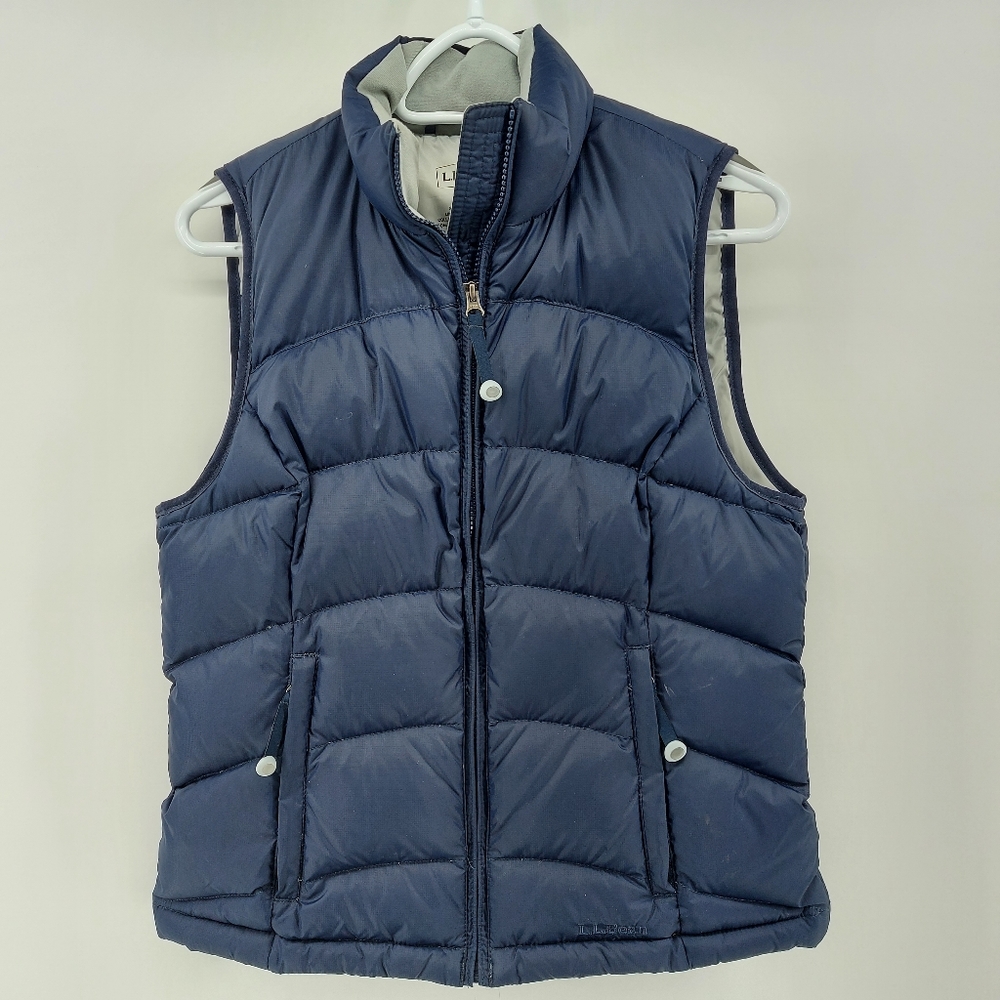 L.L.Bean Classic Goose Down  Navy Vest
